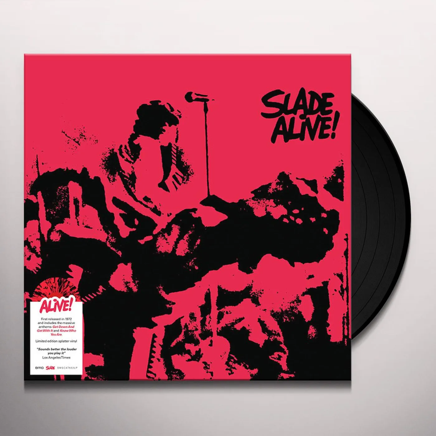 SLADE ALIVE! (RED & BLACK SPLATTER VINYL/LIMITED EDITION) Vinyl Record
