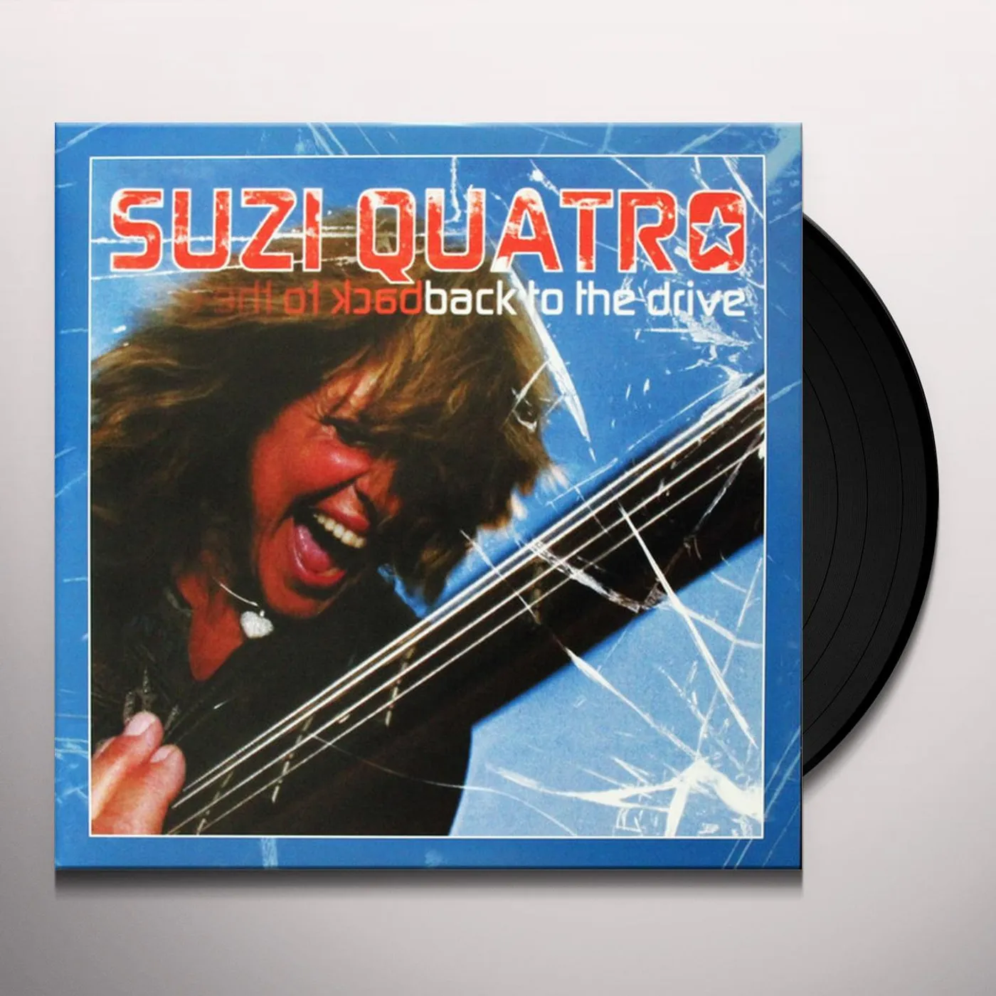 Suzi Quatro BACK TO THE DRIVE (TRANSPARENT BLUE & WHITE VINYL/2LP) Vinyl Record