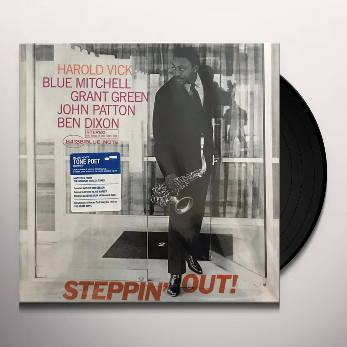 Harold Vick STEPPIN' OUT (BLUE NOTE TONE POET SERIES) Vinyl Record