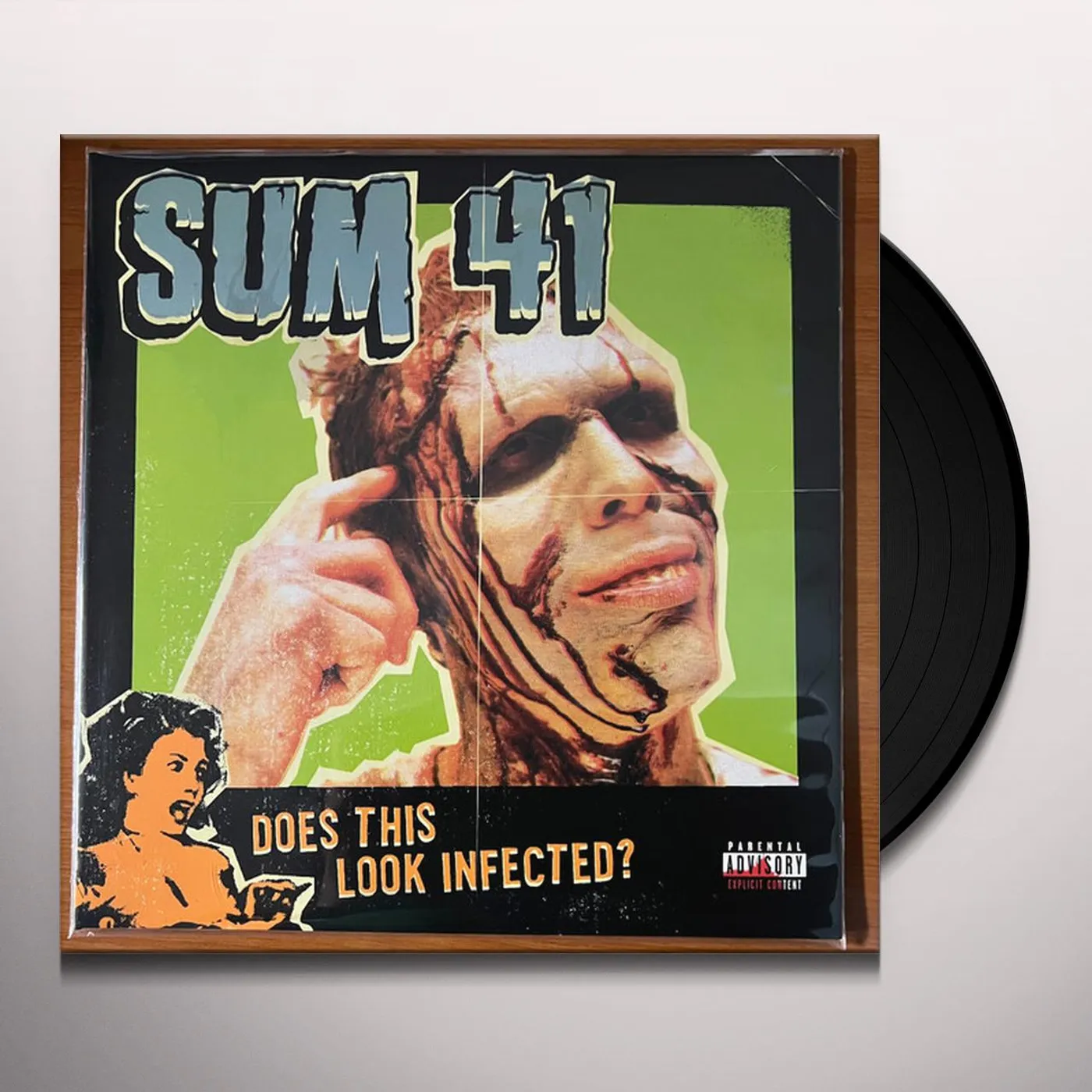 Sum 41 DOES THIS LOOK INFECTED? (GREEN & BLUE VINYL) Vinyl Record
