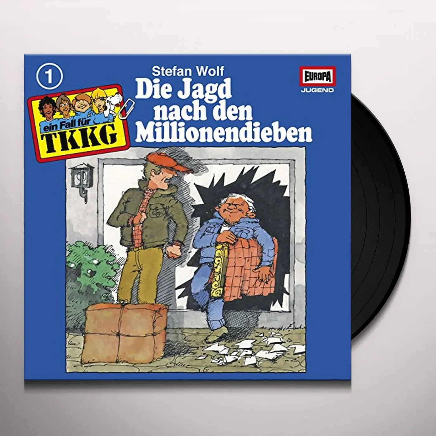 TKKG 001/DIE JAGD NACH DEN MILLIONENDIEBEN Vinyl Record