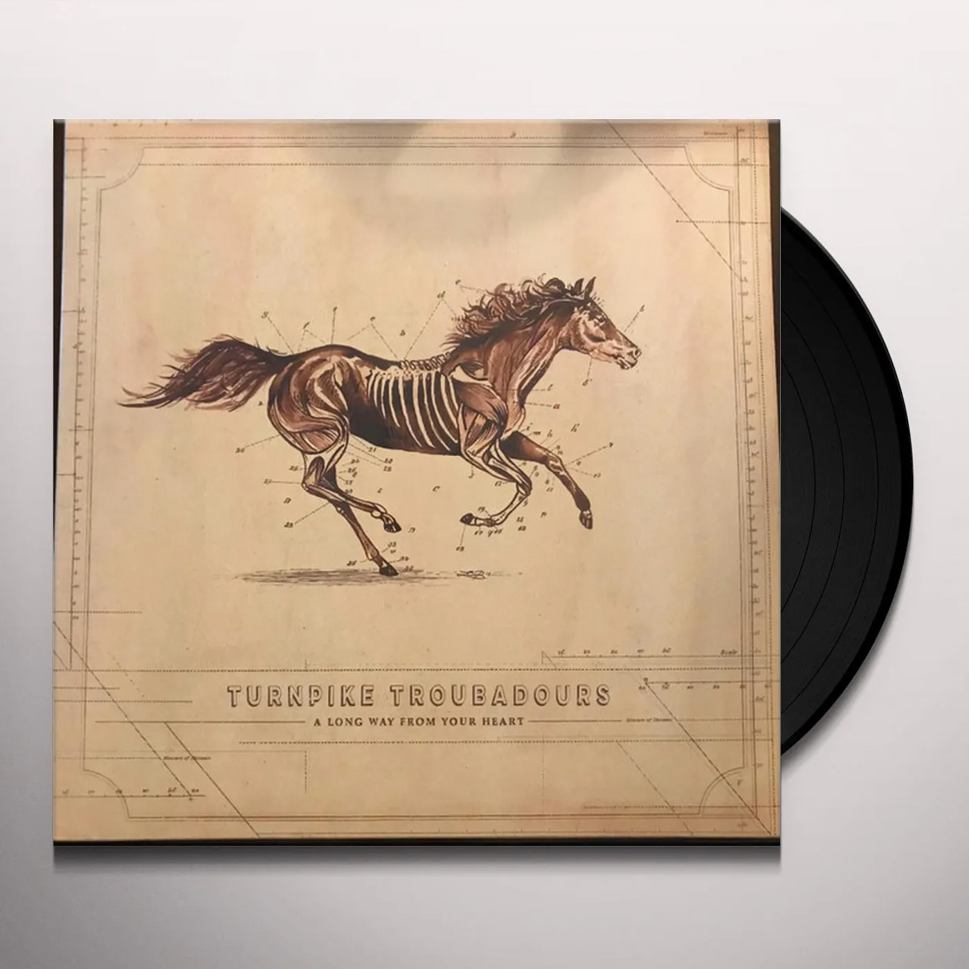 Turnpike Troubadours LONG WAY FROM YOUR HEART Vinyl Record