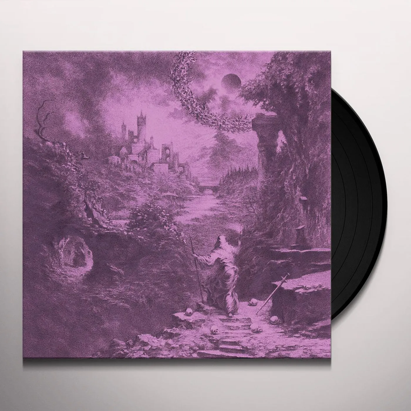 Devil Master ECSTASIES OF NEVER ENDING NIGHT (BLACK ICE WITH VIOLET, HOT PINK & BABY PINK SPLATTER VINYL) Vinyl Record