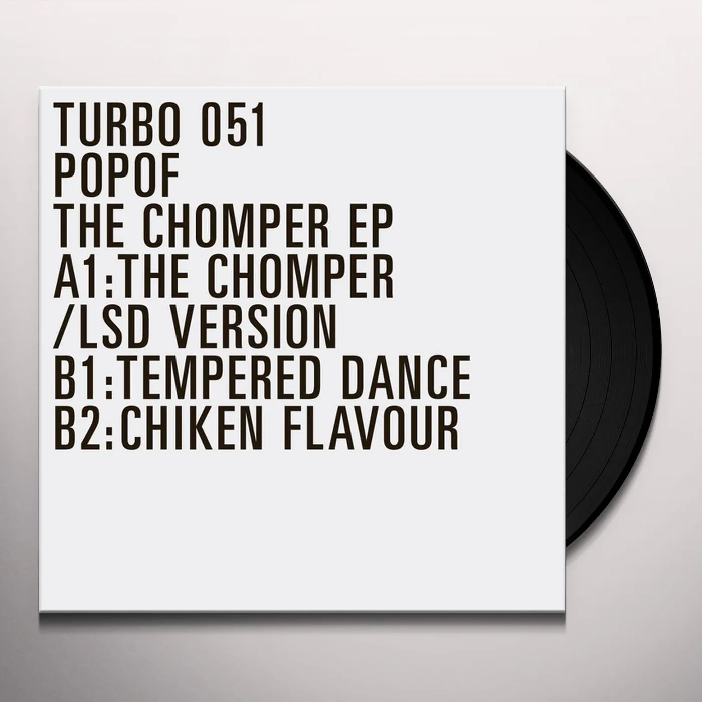 Popof CHOMPER EP Vinyl Record