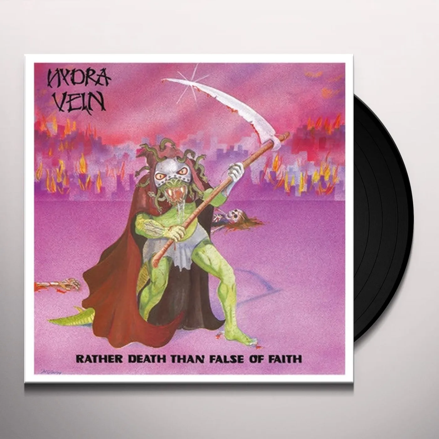 Hydra Vein Rather Death Than False of Faith Vinyl Record