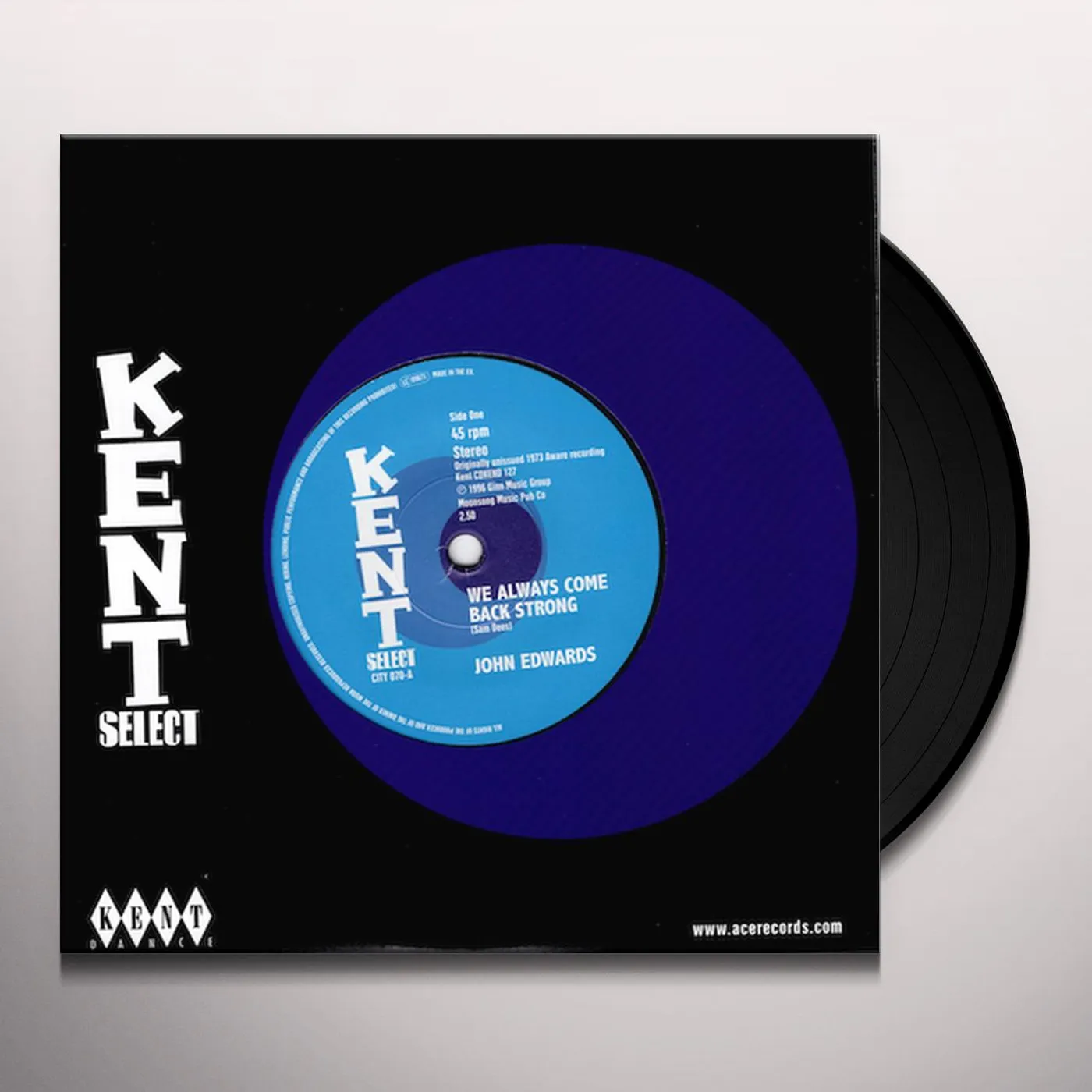 John Edwards WE ALWAYS COME BACK STRONG / TIN MAN Vinyl Record