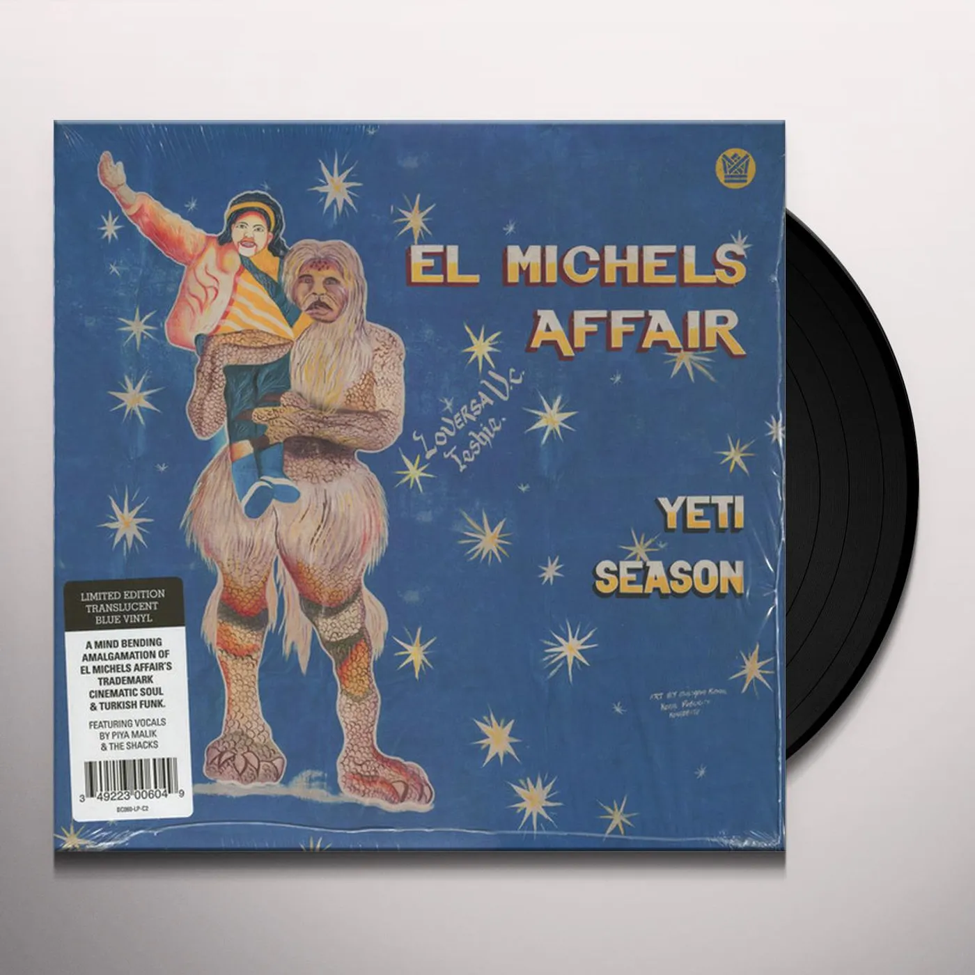 El Michels Affair YETI SEASON (CLEAR BLUE VINYL) Vinyl Record