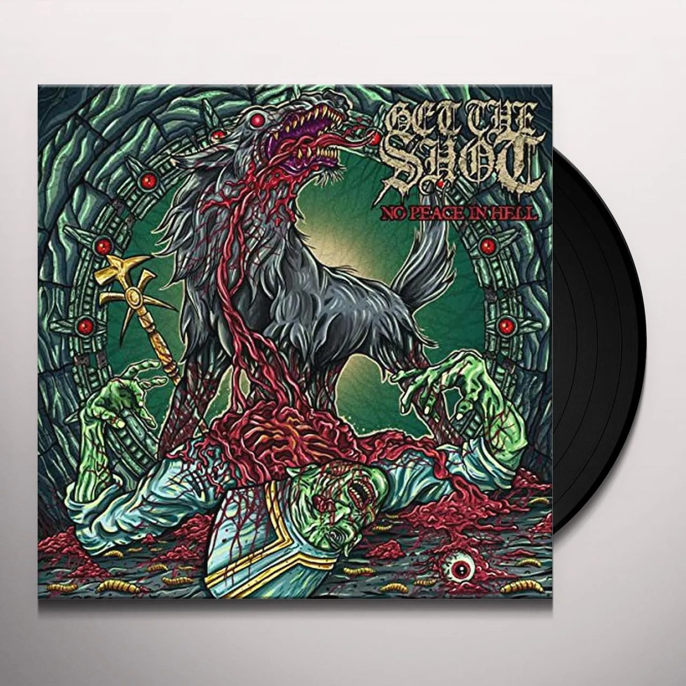 Get The Shot NO PEACE IN HELL Vinyl Record - UK Release