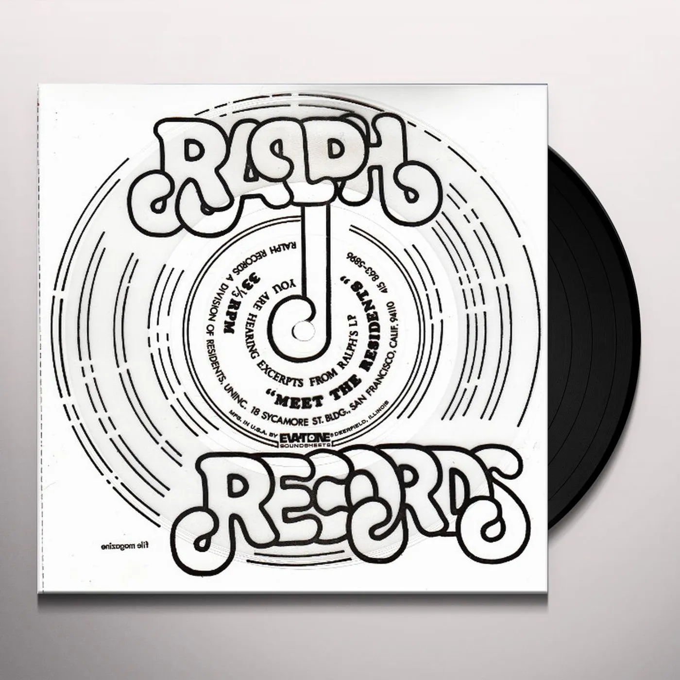 MEET THE RESIDENTS SINGLE Vinyl Record