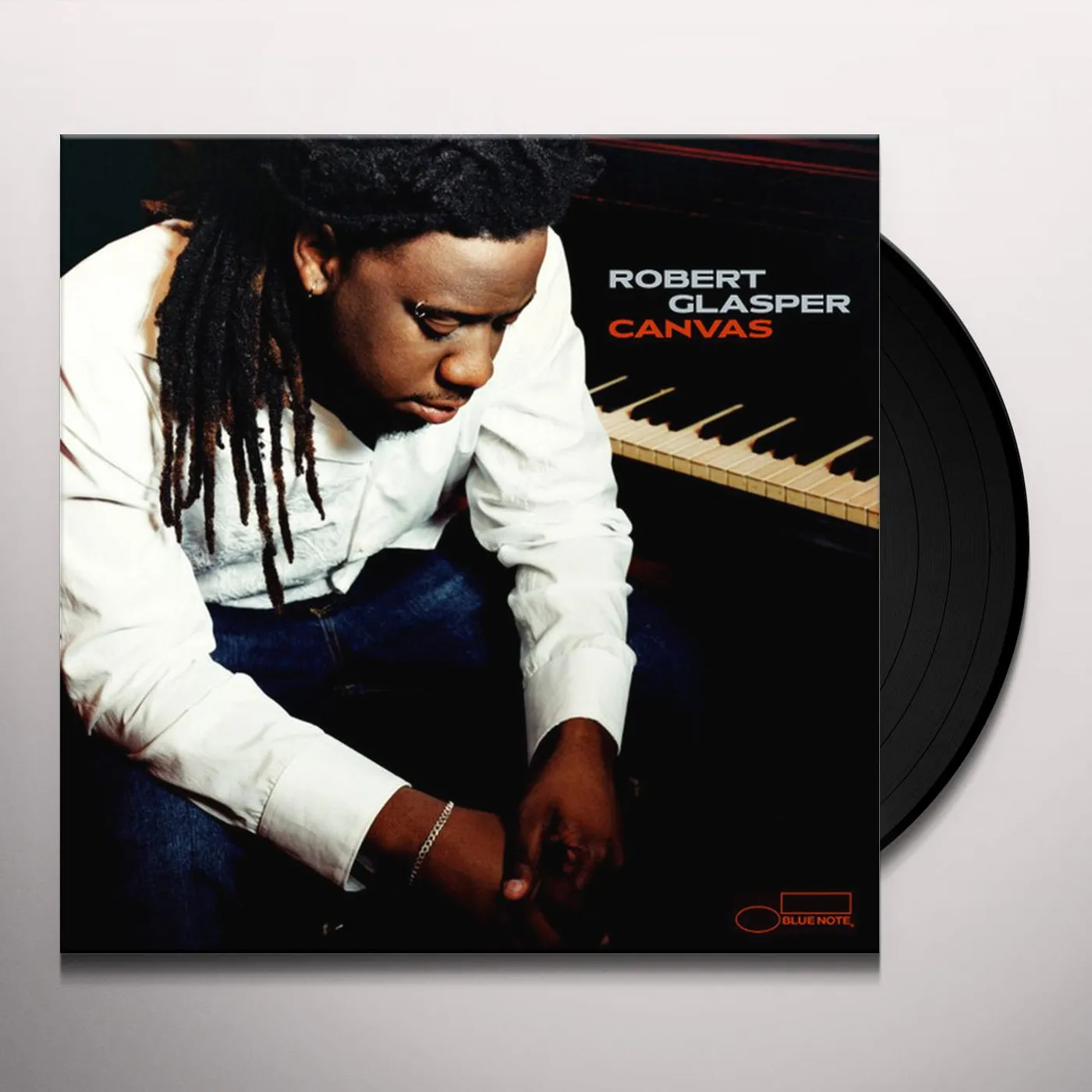 Robert Glasper Canvas Vinyl Record