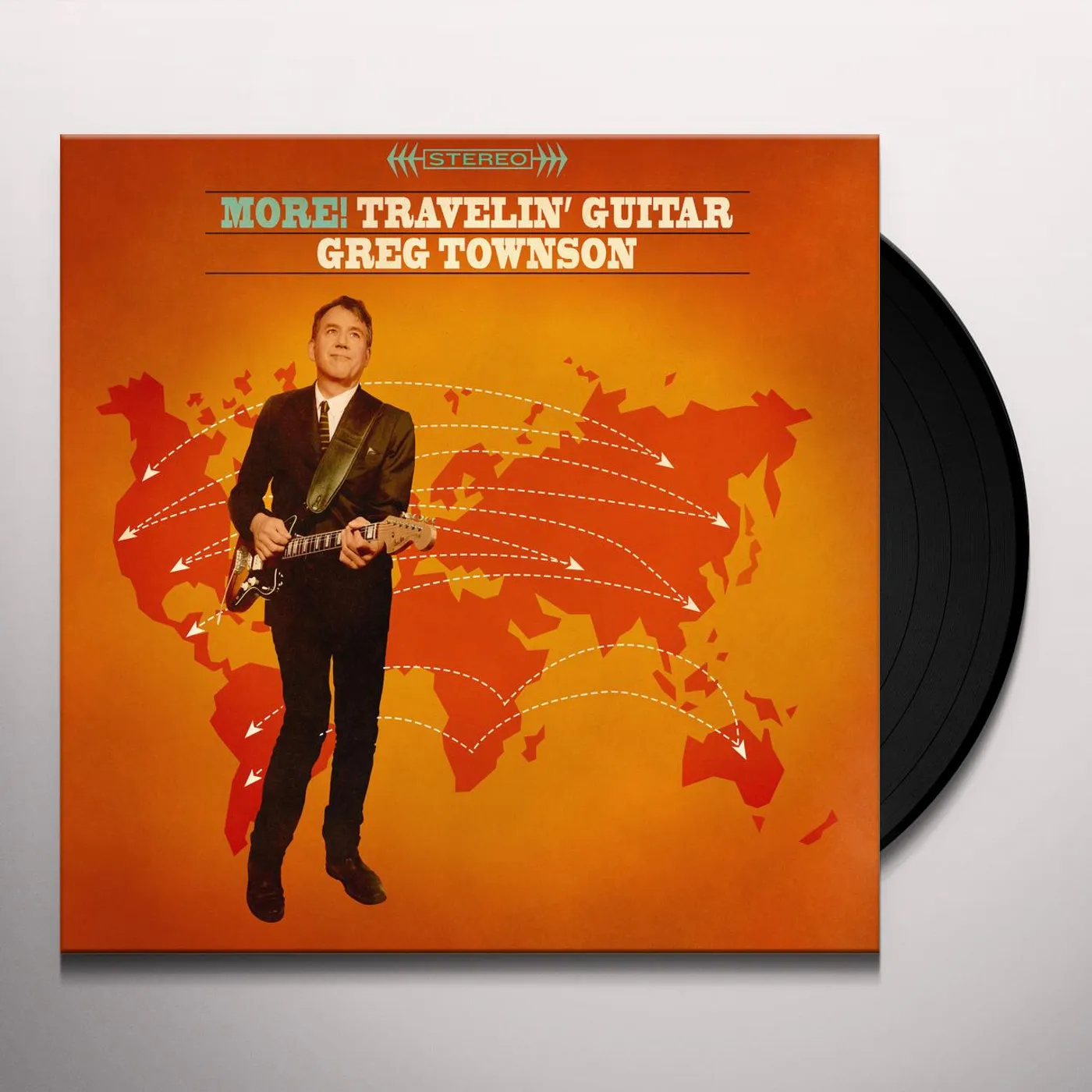 Greg Townson More! Travelin' Guitar Vinyl Record