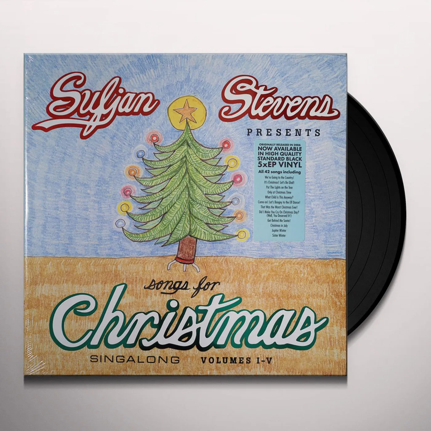Sufjan Stevens Songs For Christmas Vinyl Record