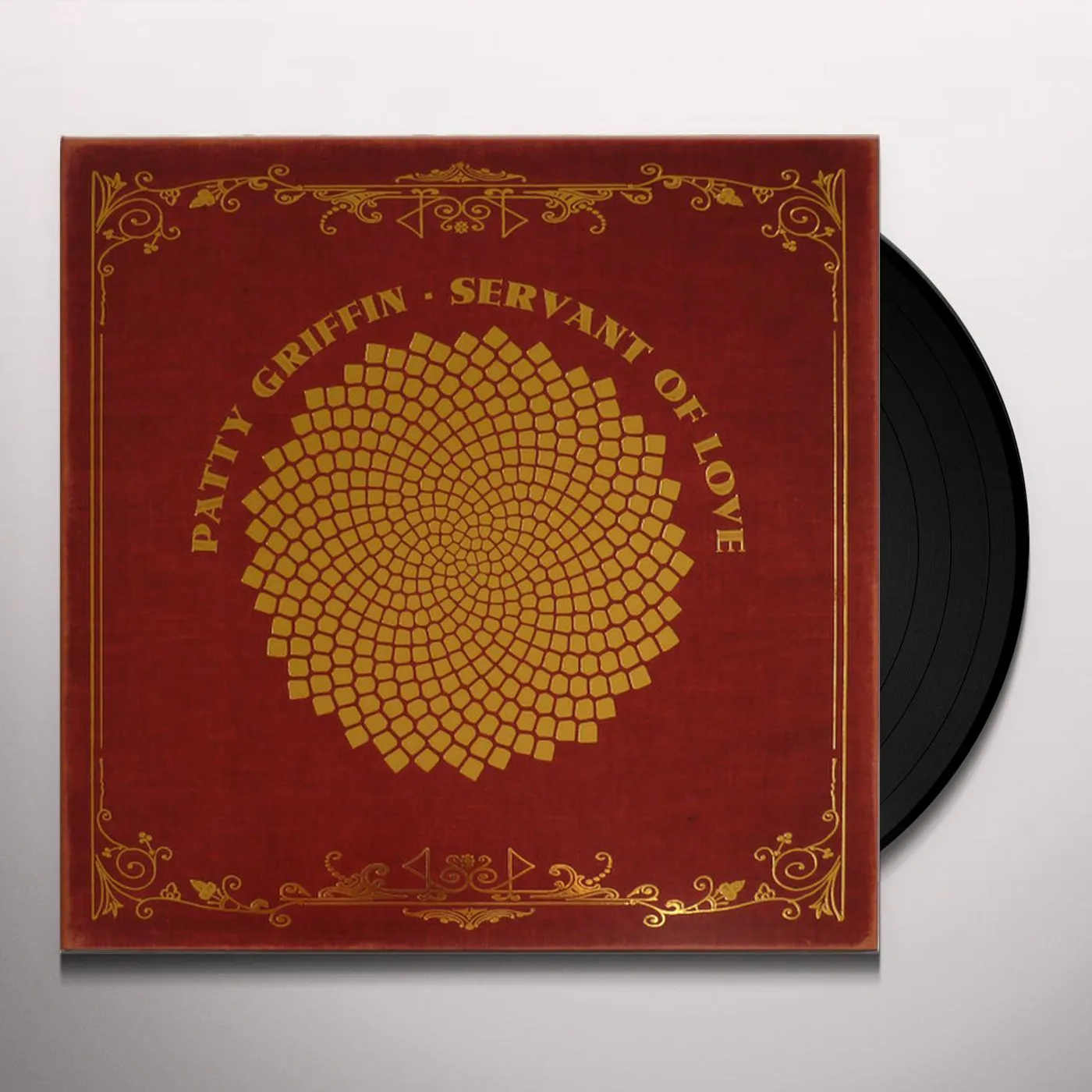 Patty Griffin SERVANT OF LOVE (GOLD ON RED FOIL IN SLV/DL CARD) Vinyl Record