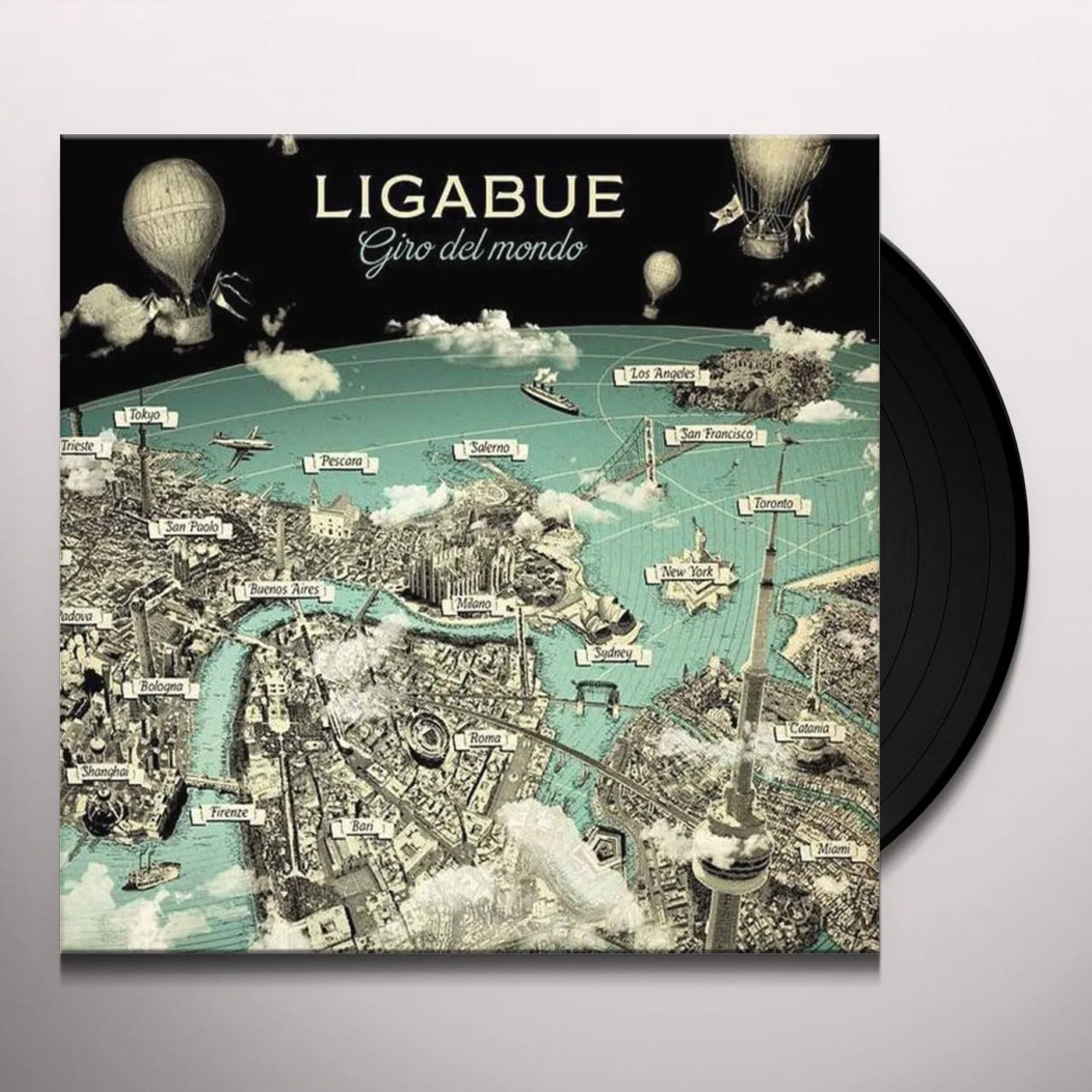 Ligabue Giro del mondo Vinyl Record