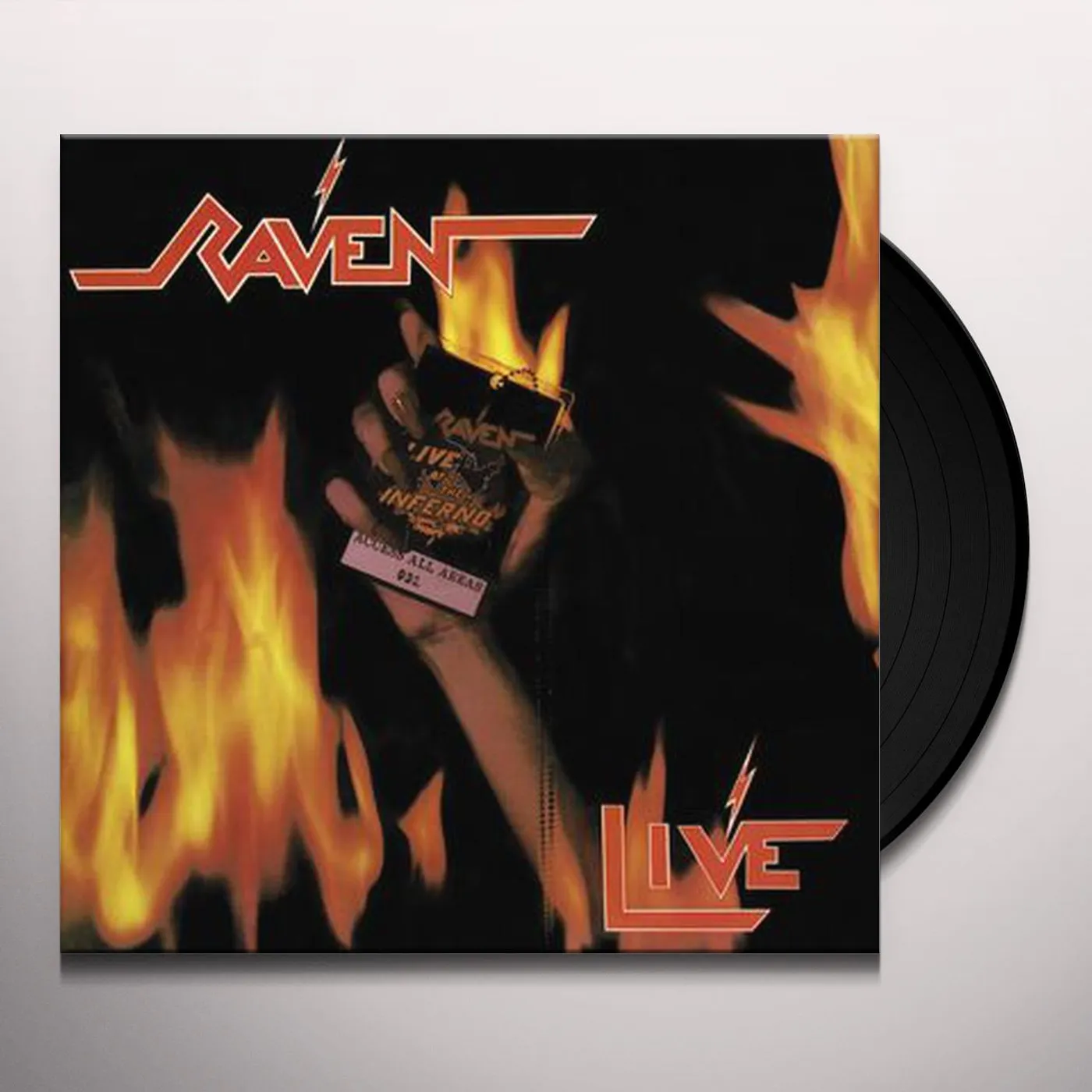 Raven Live At the Inferno Vinyl Record