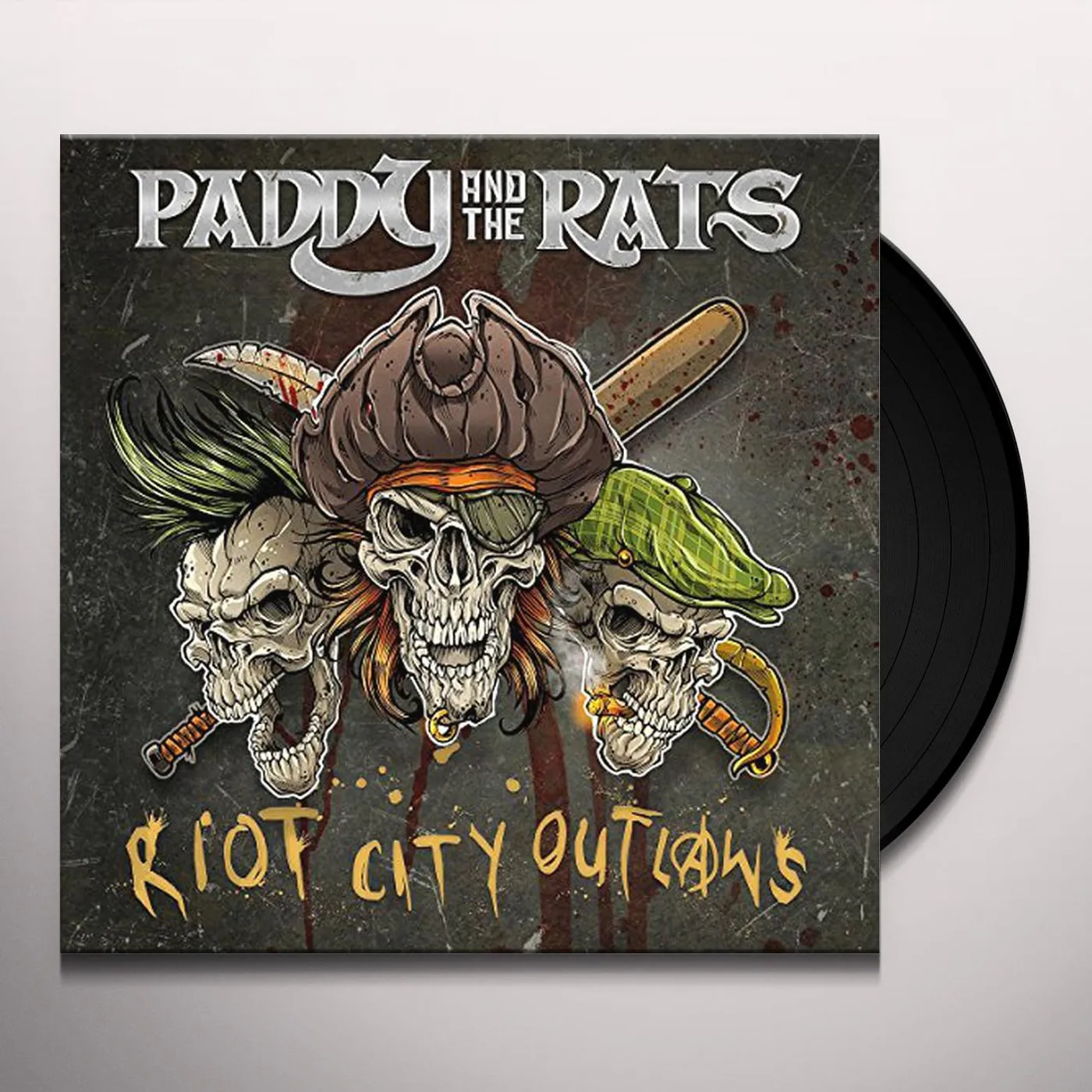 Paddy And The Rats Riot City Outlaws Vinyl Record