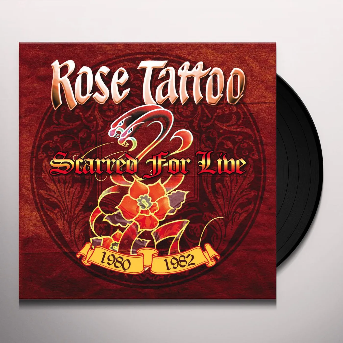 Rose Tattoo SCARRED FOR LIVE - 1980-1982 Vinyl Record