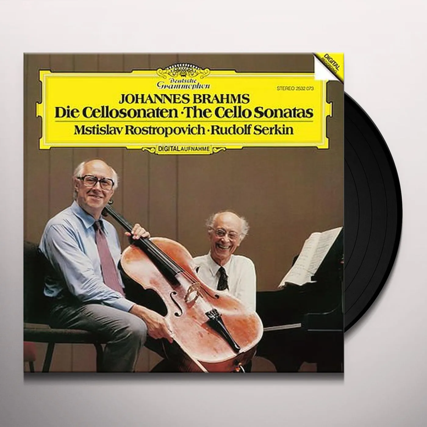 Mstislav Rostropovich & Ruldof Serkin BRAHMS: DIE CELLOSONATEN, THE CELLO SONATAS Vinyl Record