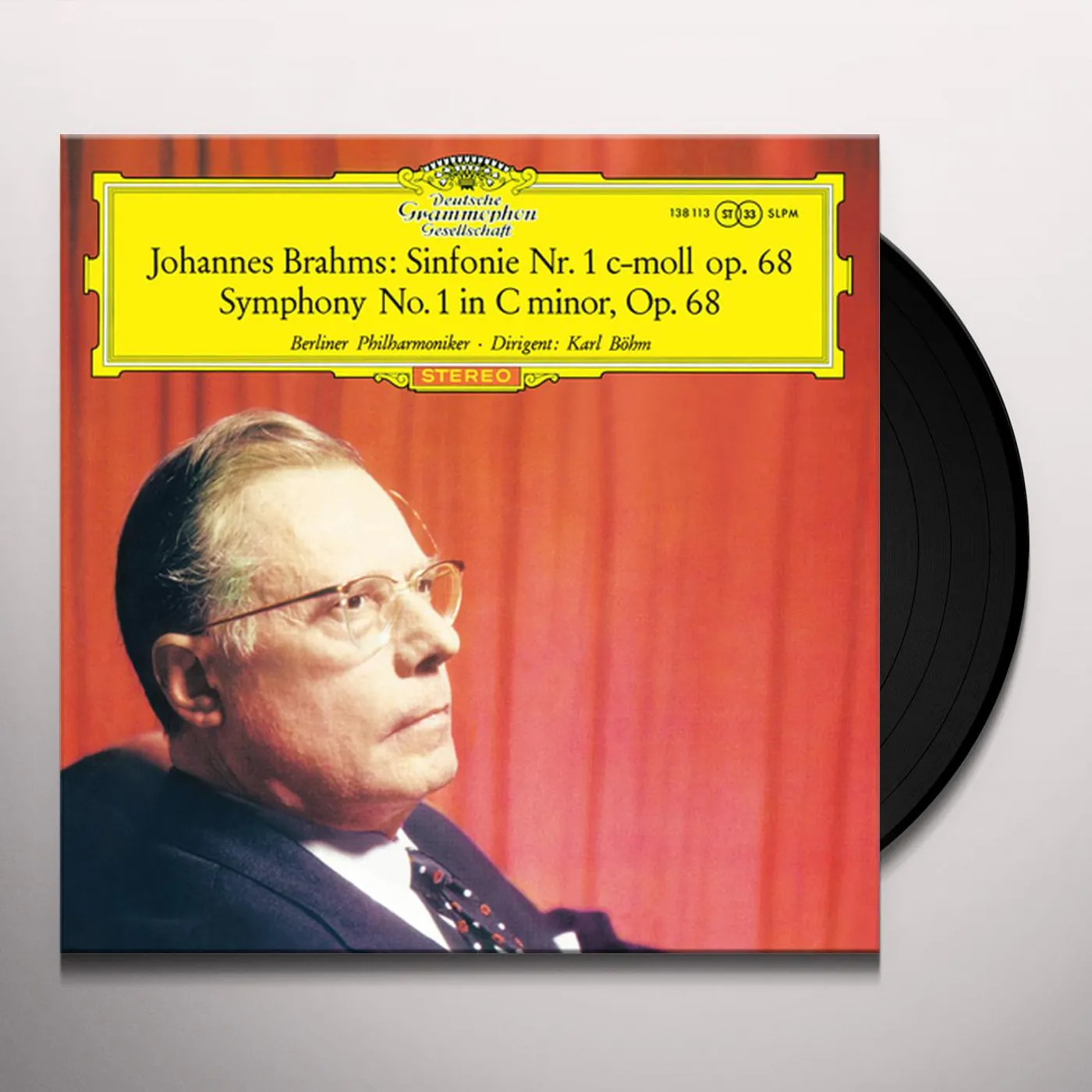 J. Brahms SYMPHONY NO.1 Vinyl Record