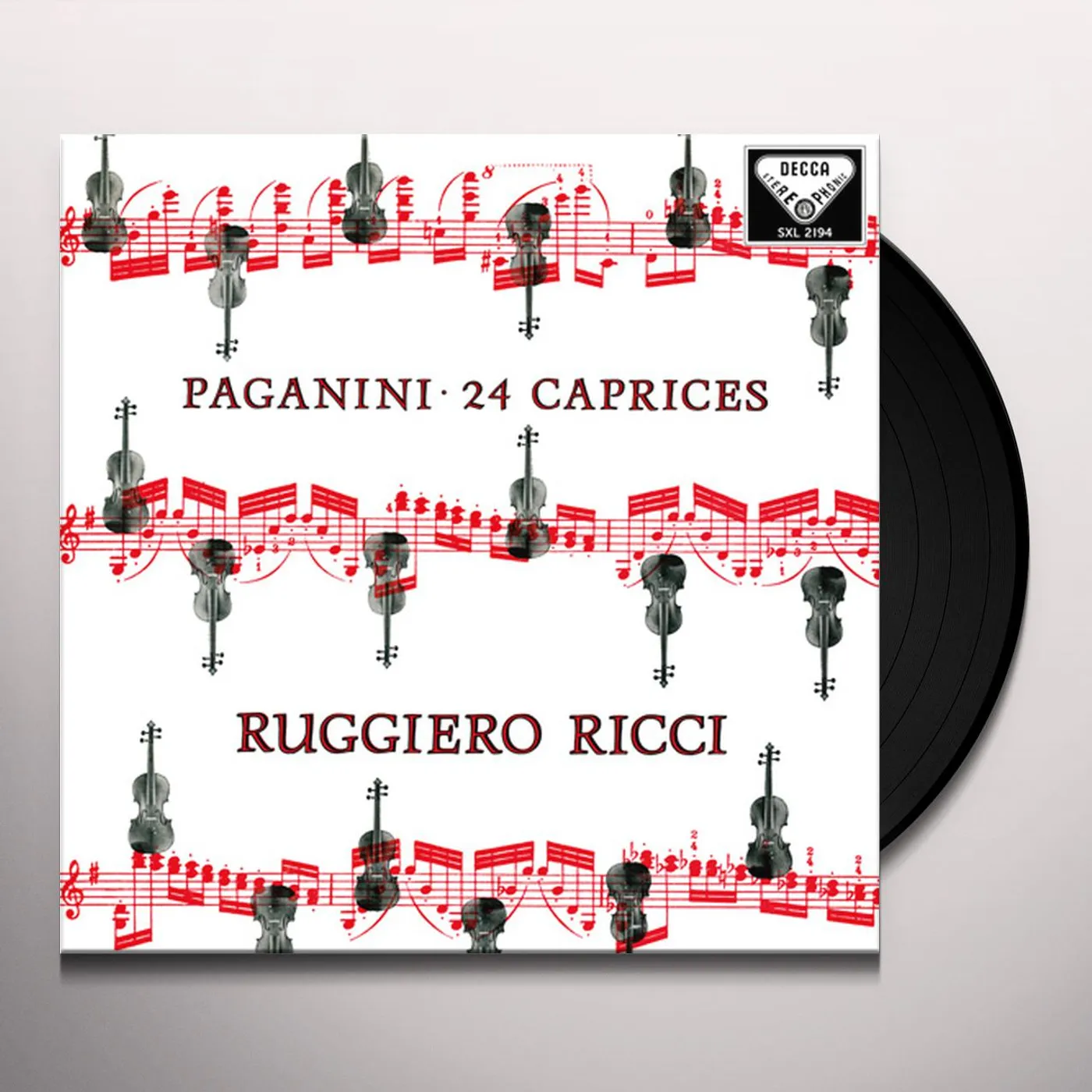 Ruggiero Ricci PAGANINI: 24 CAPRICES OP. 1 Vinyl Record