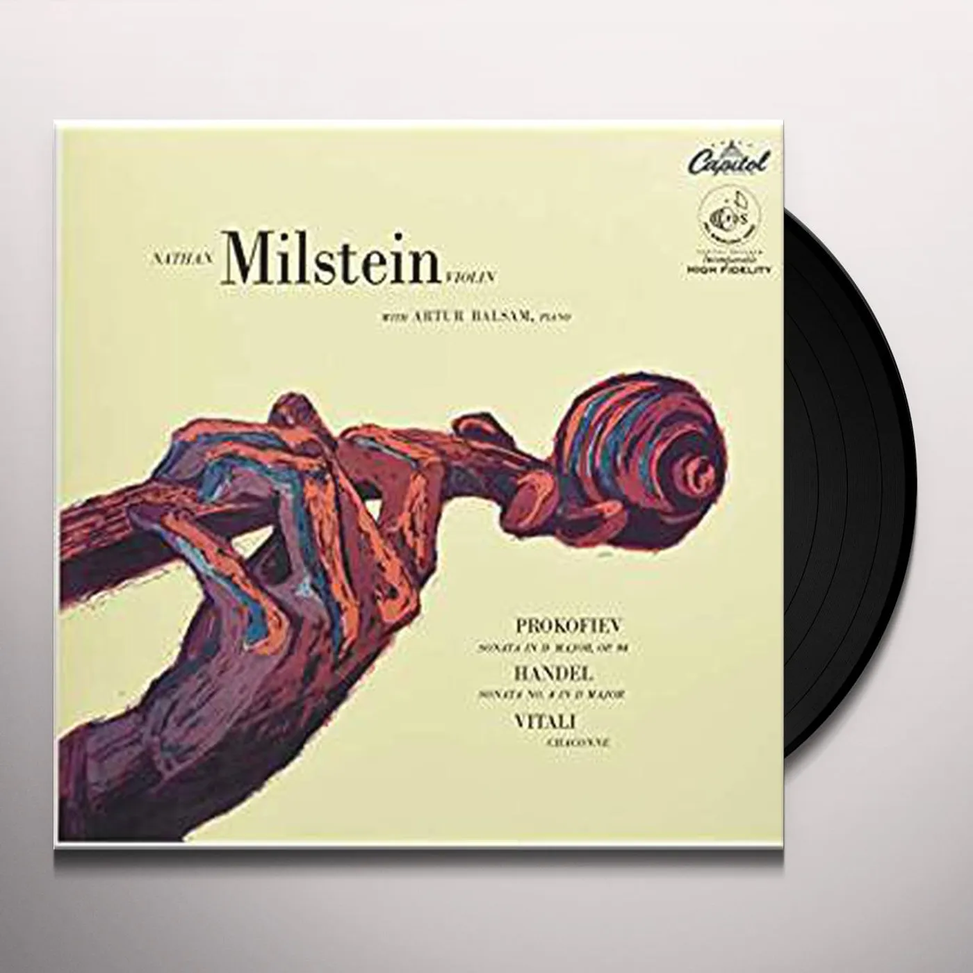 Nathan Milstein VIOLIN SONATAS & CHACONNE (PROKOFIEV HANDEL & Vinyl Record