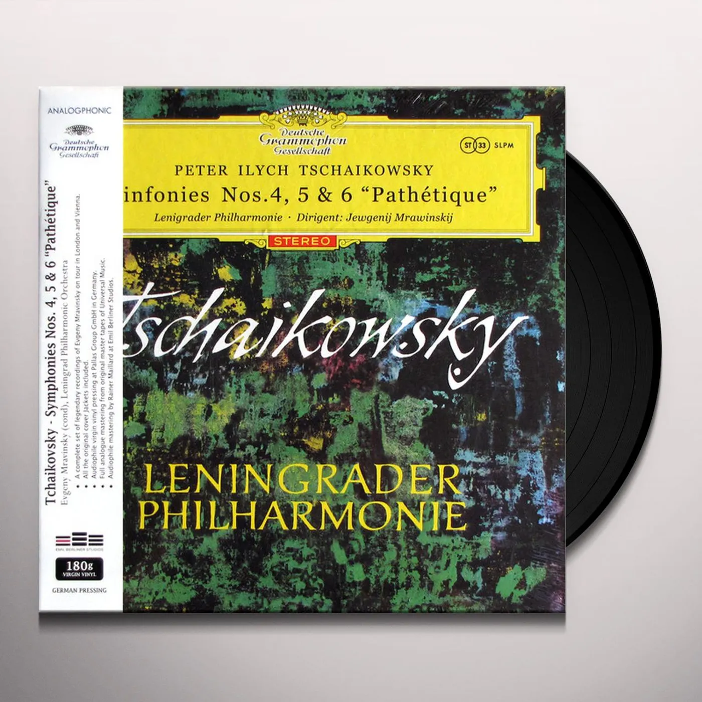 Tchaikovsky / Evgeny Mravinsky / Leningrader Phil TCHAIKOVSKY: SYMPHONY 4 5 & 6 Vinyl Record