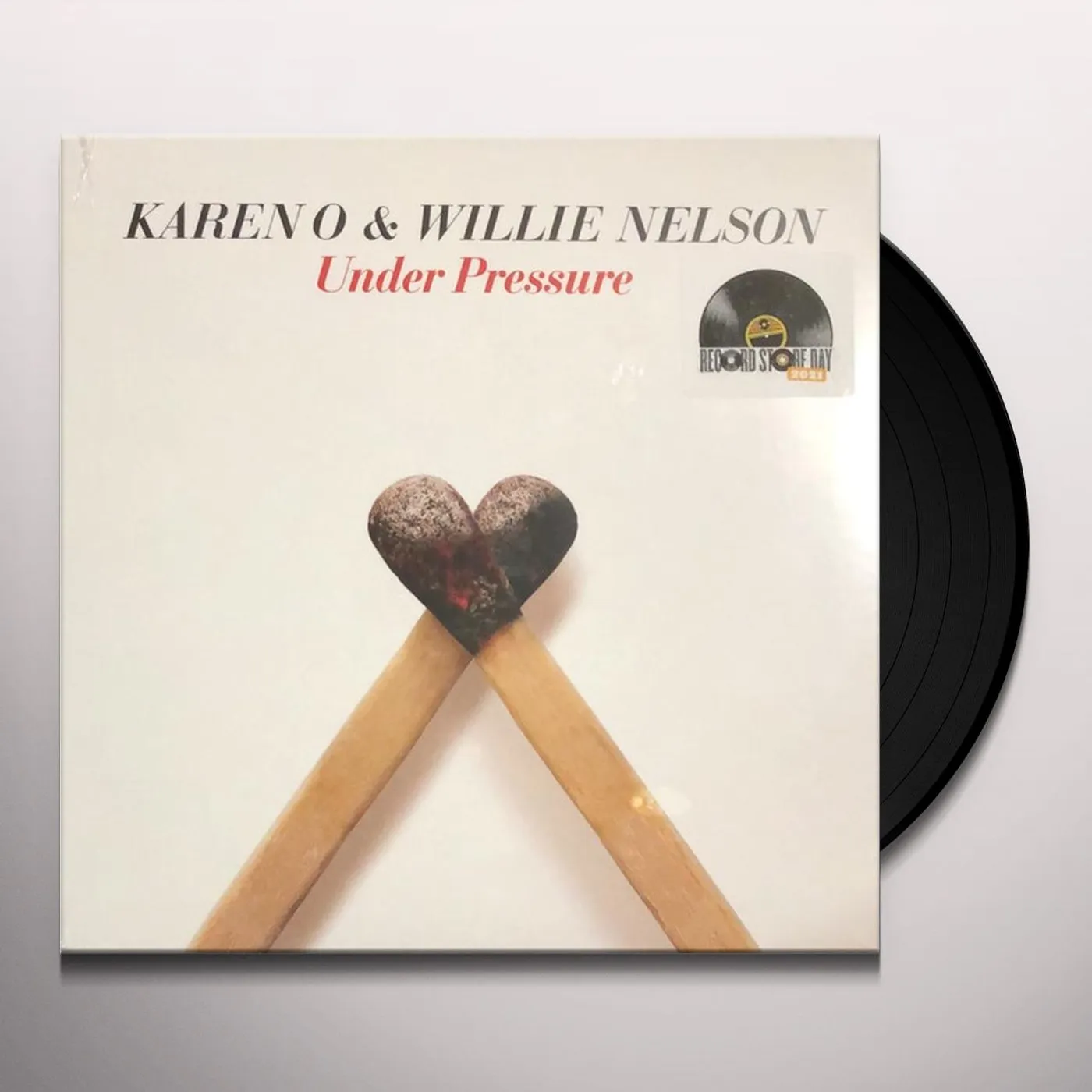 Karen O & Willie Nelson UNDER PRESSURE Vinyl Record