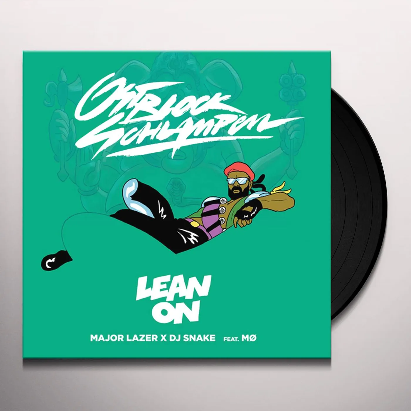 Major Lazer LEAN ON Vinyl Record - UK Release