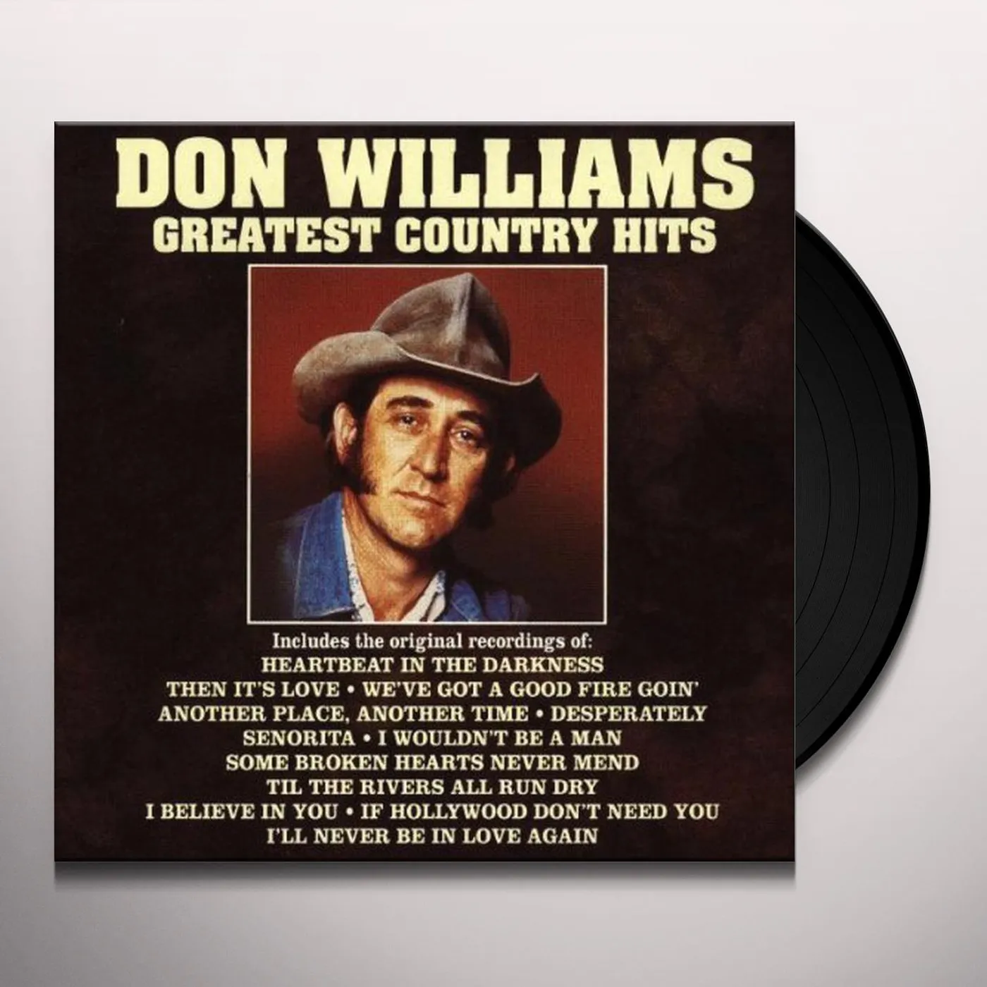 Don Williams Greatest Country Hits Vinyl Record