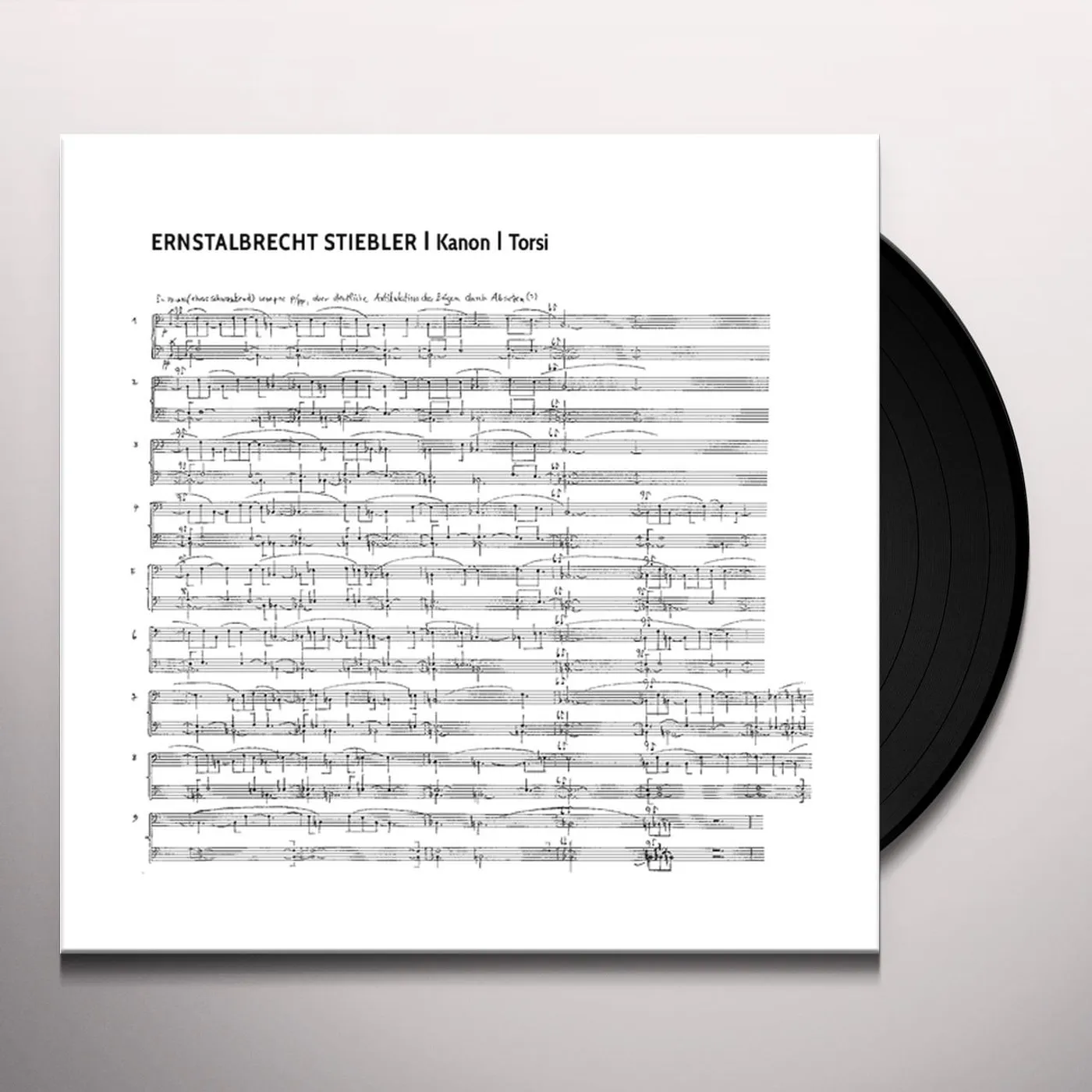 Ernstalbrecht Stiebler KANON / TORSI Vinyl Record