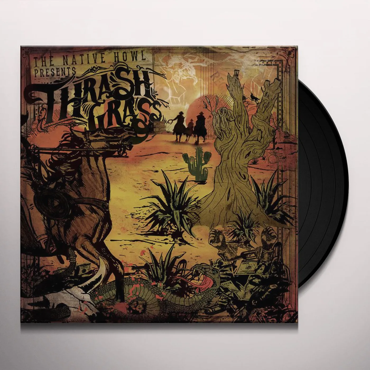The Native Howl Thrash Grass Vinyl Record