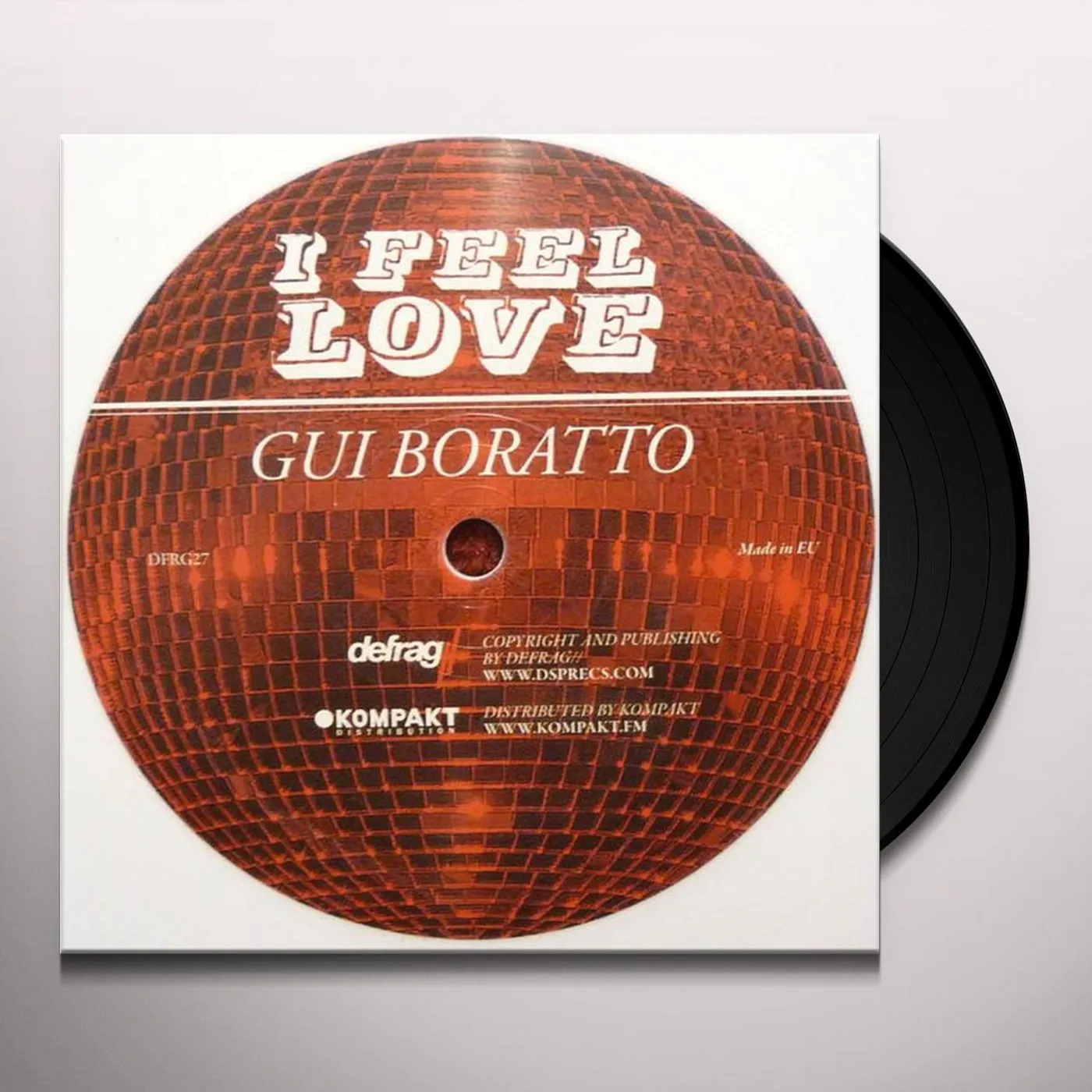 Gui Boratto I Feel Love Vinyl Record