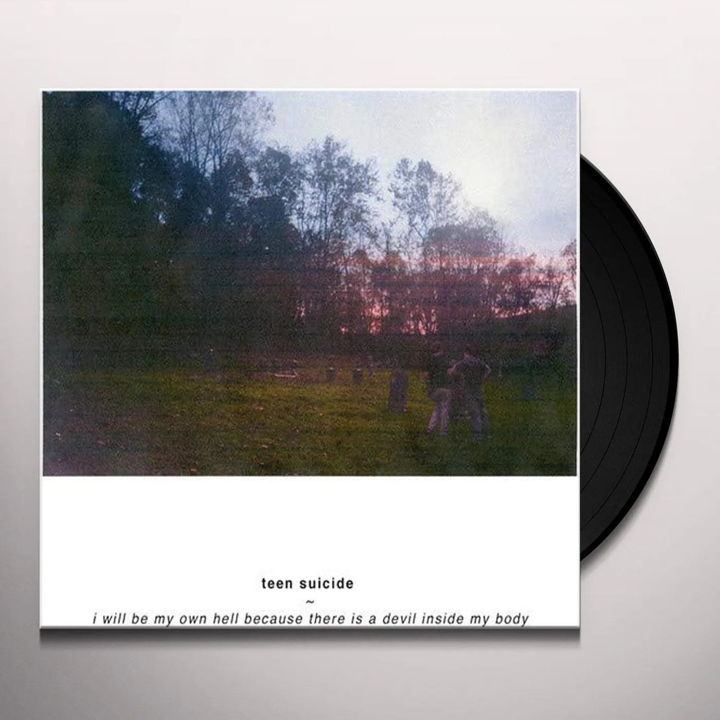 Teen Suicide I WILL BE MY OWN HELL BECAUSE THERE IS A DEVIL Vinyl Record