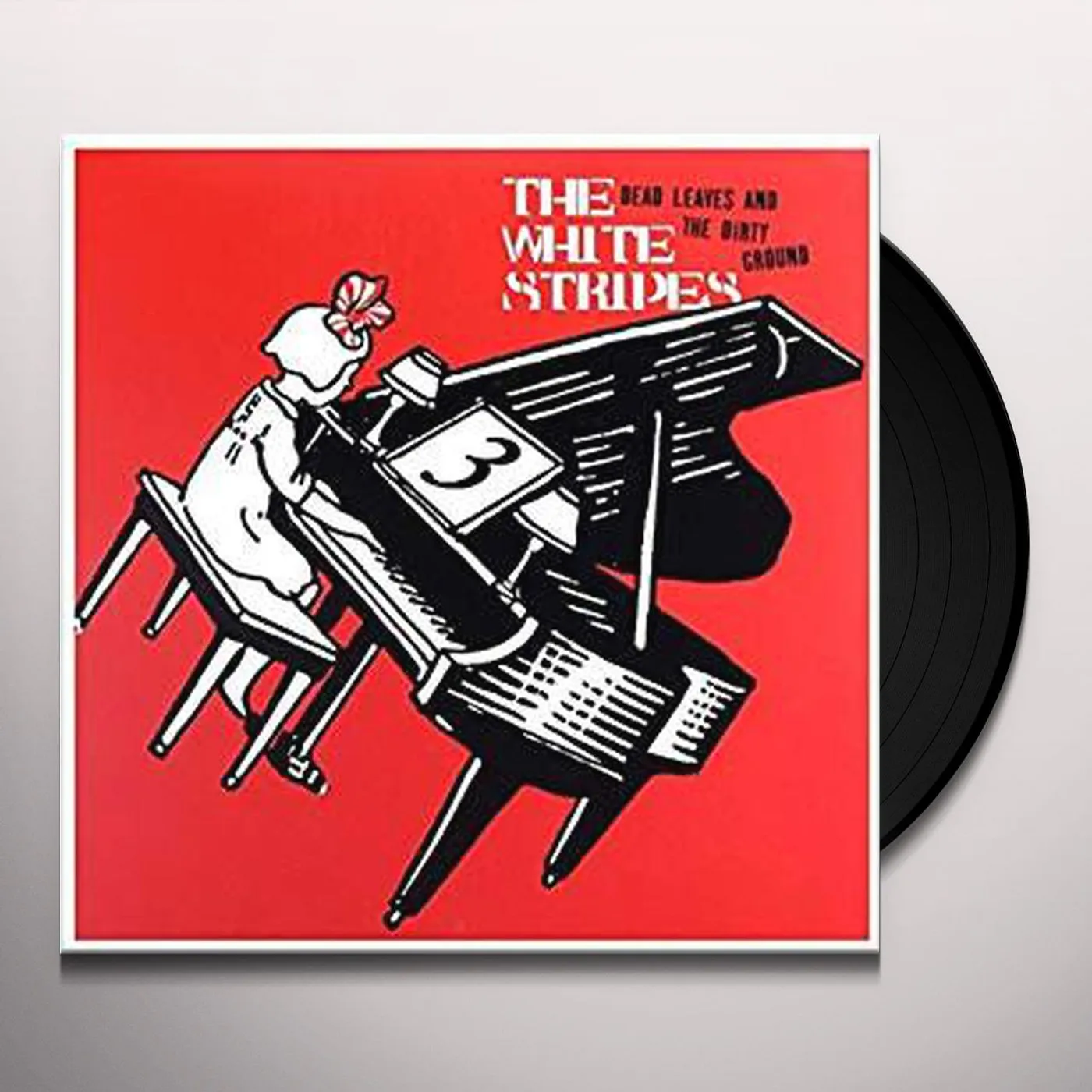 The White Stripes DEAD LEAVES & THE DIRTY GROUND / STOP BREAKING Vinyl Record