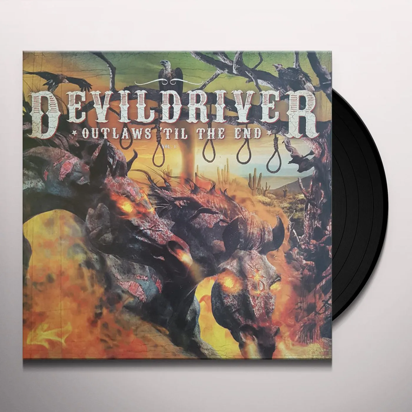DevilDriver OUTLAWS 'TIL THE END 1 Vinyl Record