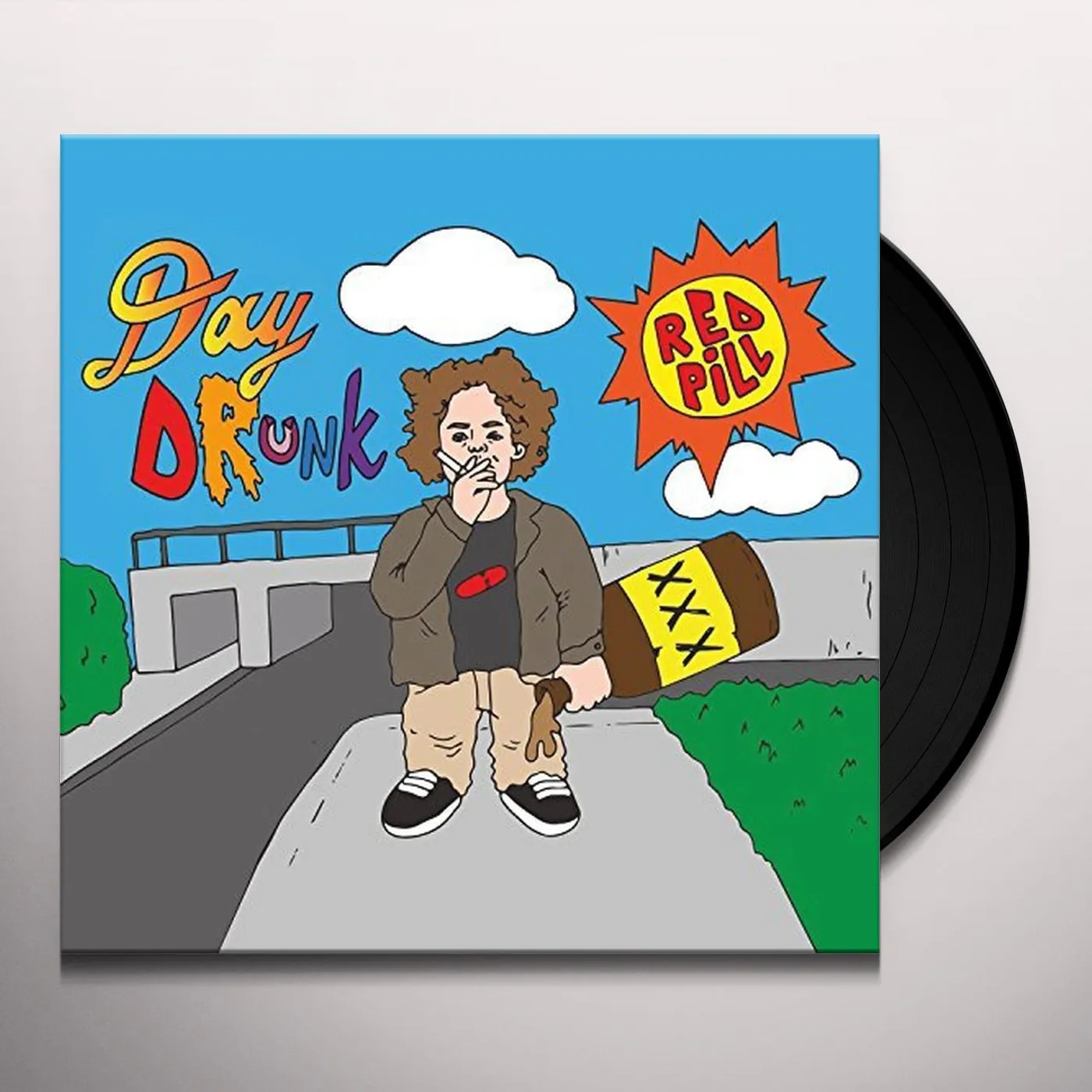 Red Pill Day Drunk Vinyl Record
