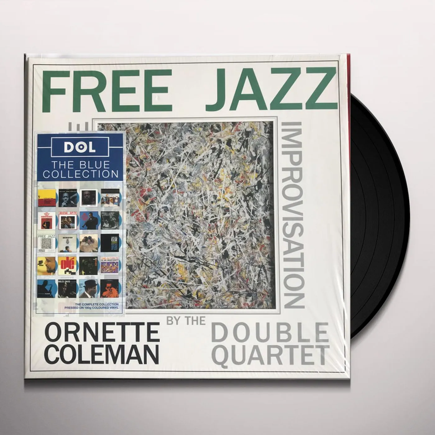 The Ornette Coleman Double Quartet FREE JAZZ (BLUE VINYL) Vinyl Record