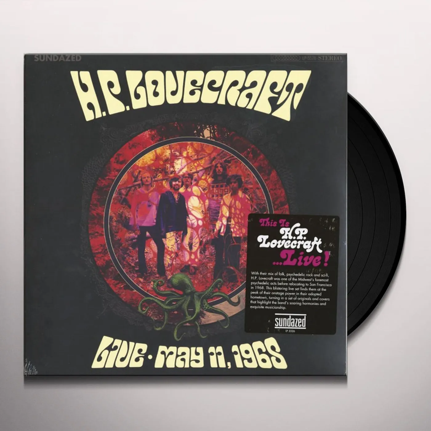 H.P. Lovecraft LIVE MAY 11 1968 Vinyl Record