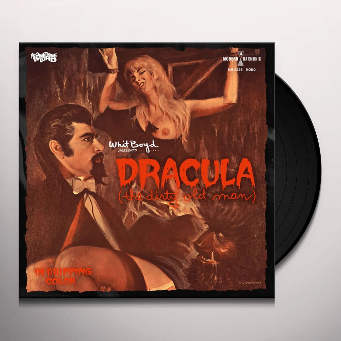 The Whit Boyd Combo DRACULA (THE DIRTY OLD MAN) Original Soundtrack (RED VINYL/DVD) Vinyl Record