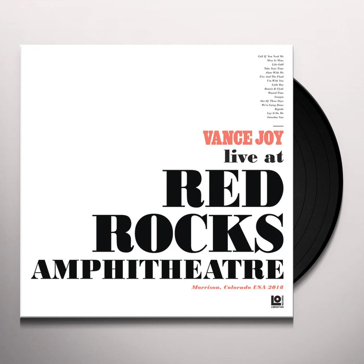 Vance Joy Live at Red Rocks Amphitheatre Vinyl Record