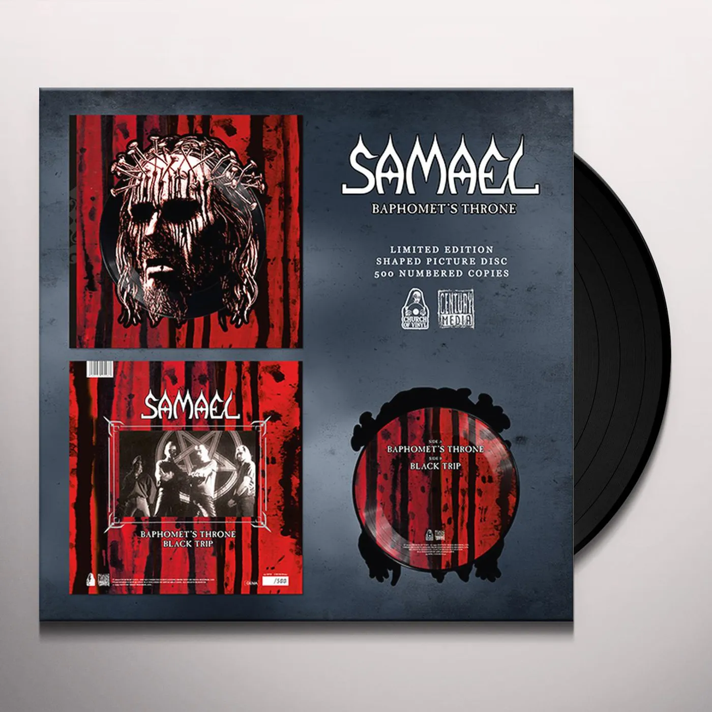 Samael BAPHOMET'S THRONE Vinyl Record