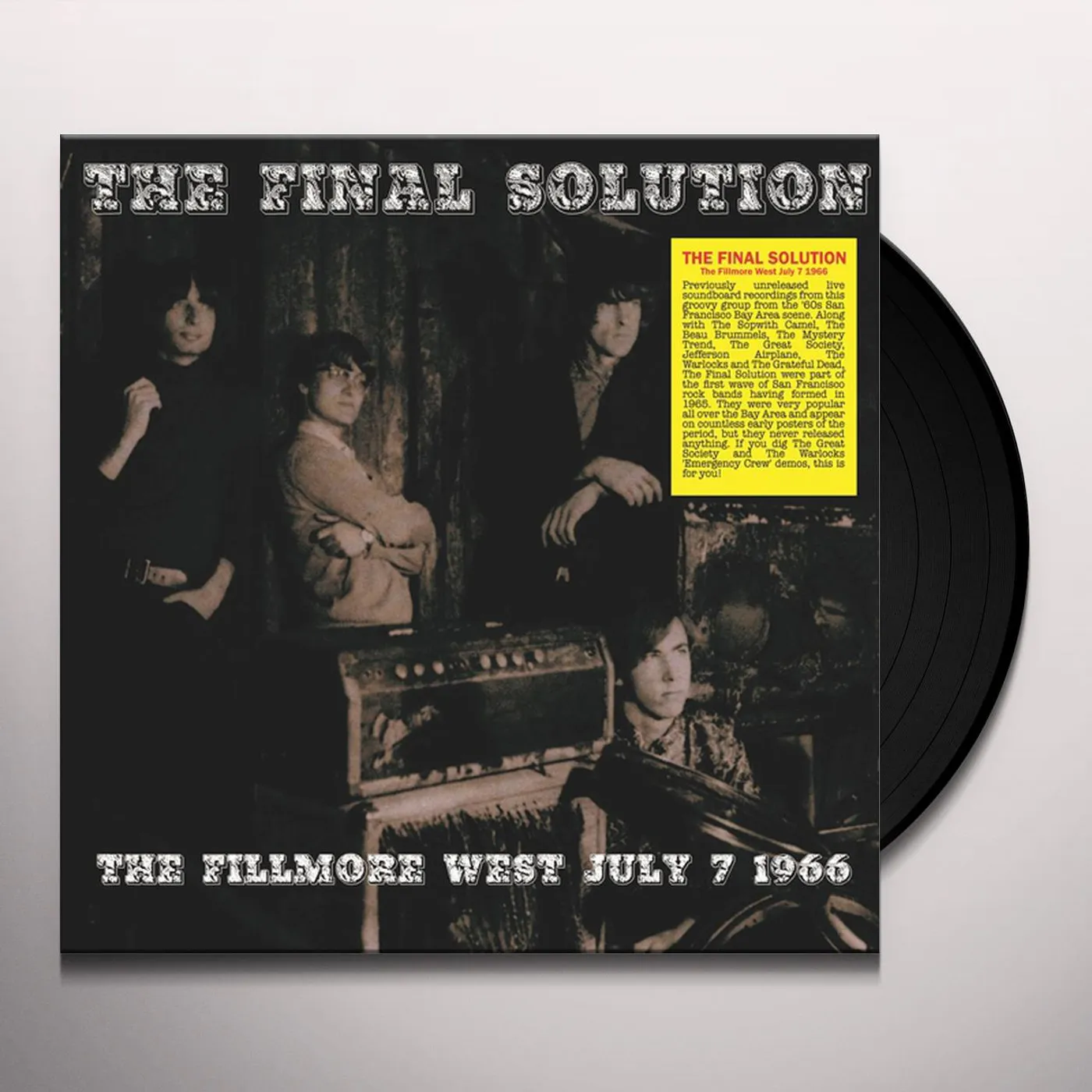 Final Solution Fillmore West July 7 1966 Vinyl Record