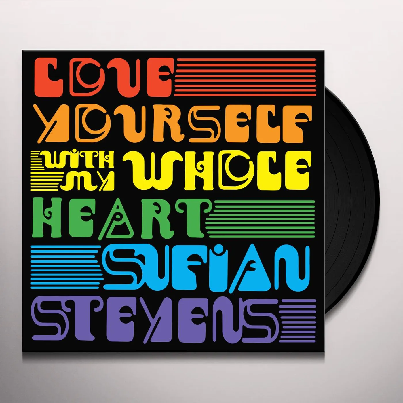 Sufjan Stevens Love Yourself / With My Whole Heart Vinyl Record