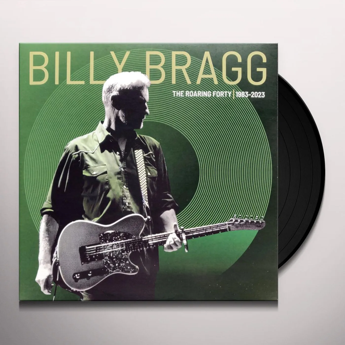 Billy Bragg ROARIN FORTY  1983-2023 (GREEN VINYL) (IMPORT) Vinyl Record