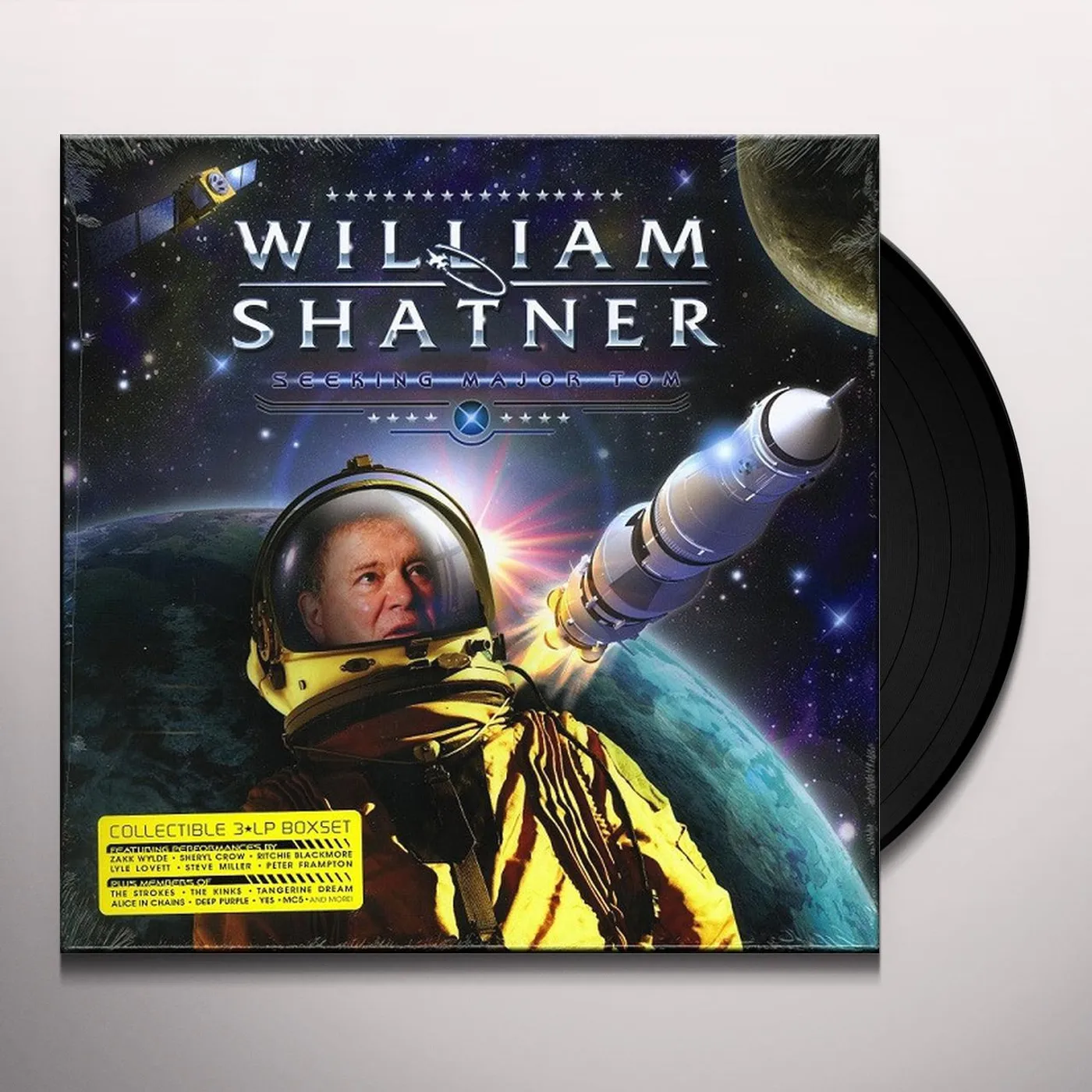 William Shatner SEEKING MAJOR TOM (BOX SET) Vinyl Record