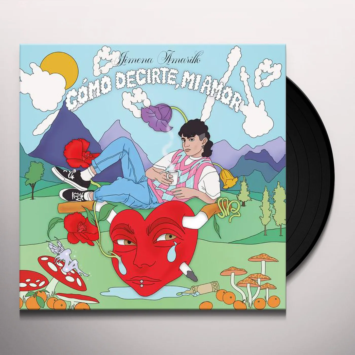 Jimena Amarillo COMO DECIRTE MI AMOR Vinyl Record