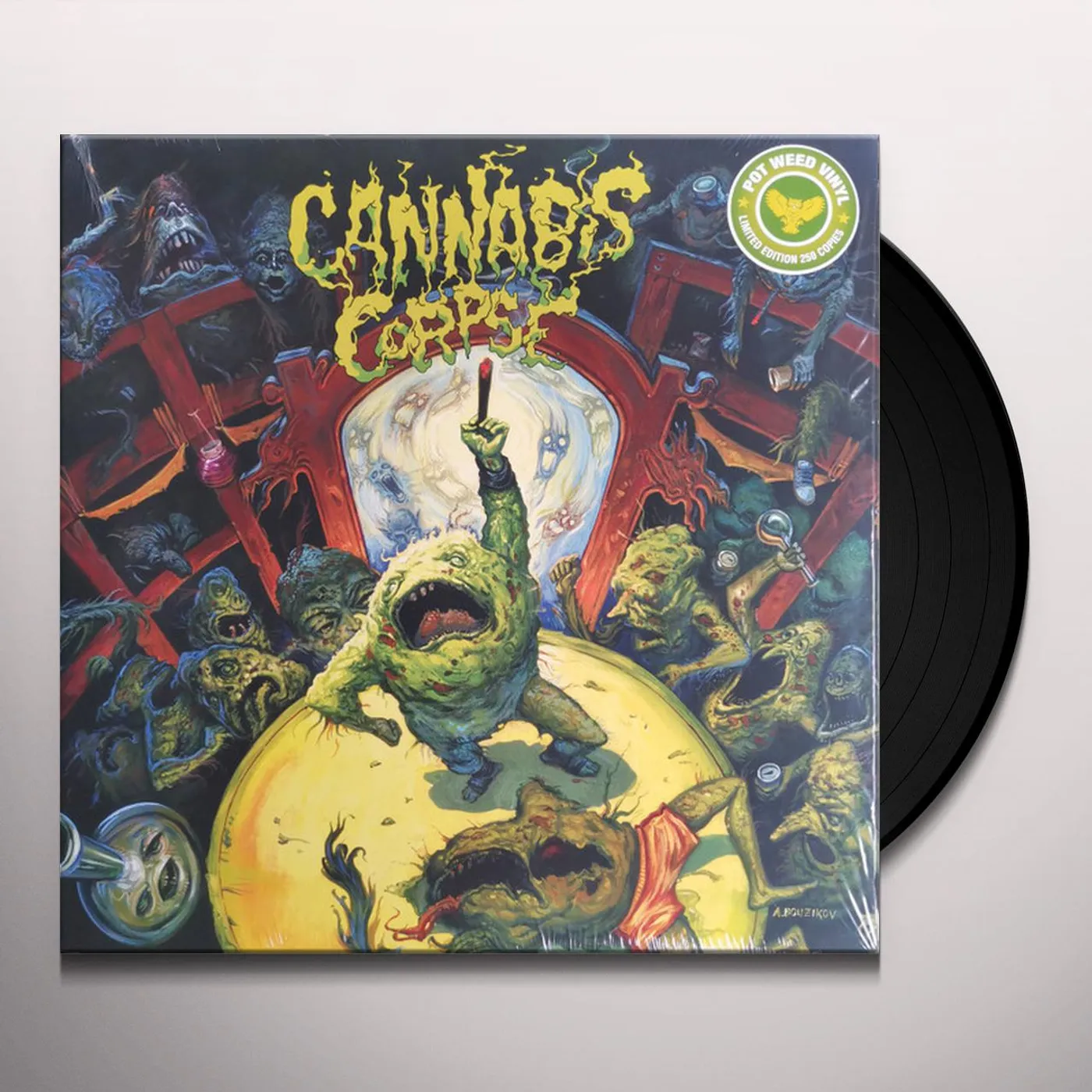 Cannabis Corpse WEEDING Vinyl Record