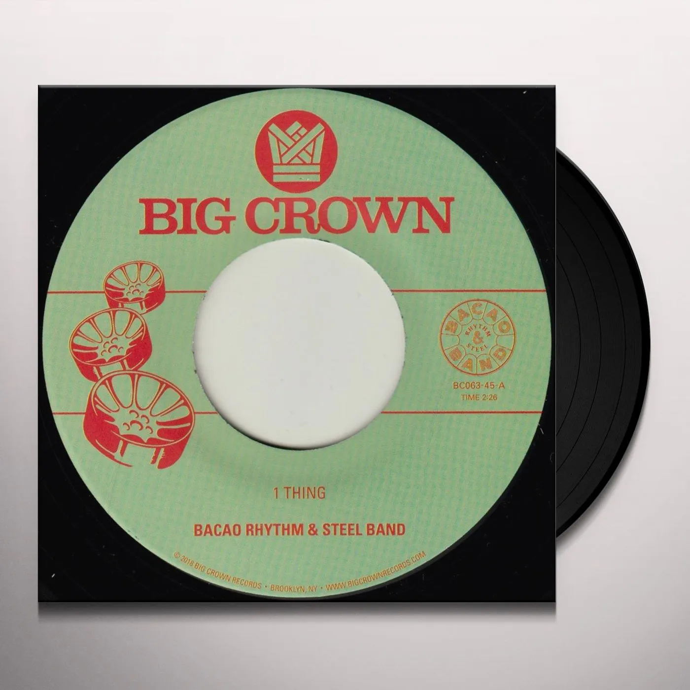 Bacao Rhythm & Steel Band 1 THING / HOOLA HOOP Vinyl Record