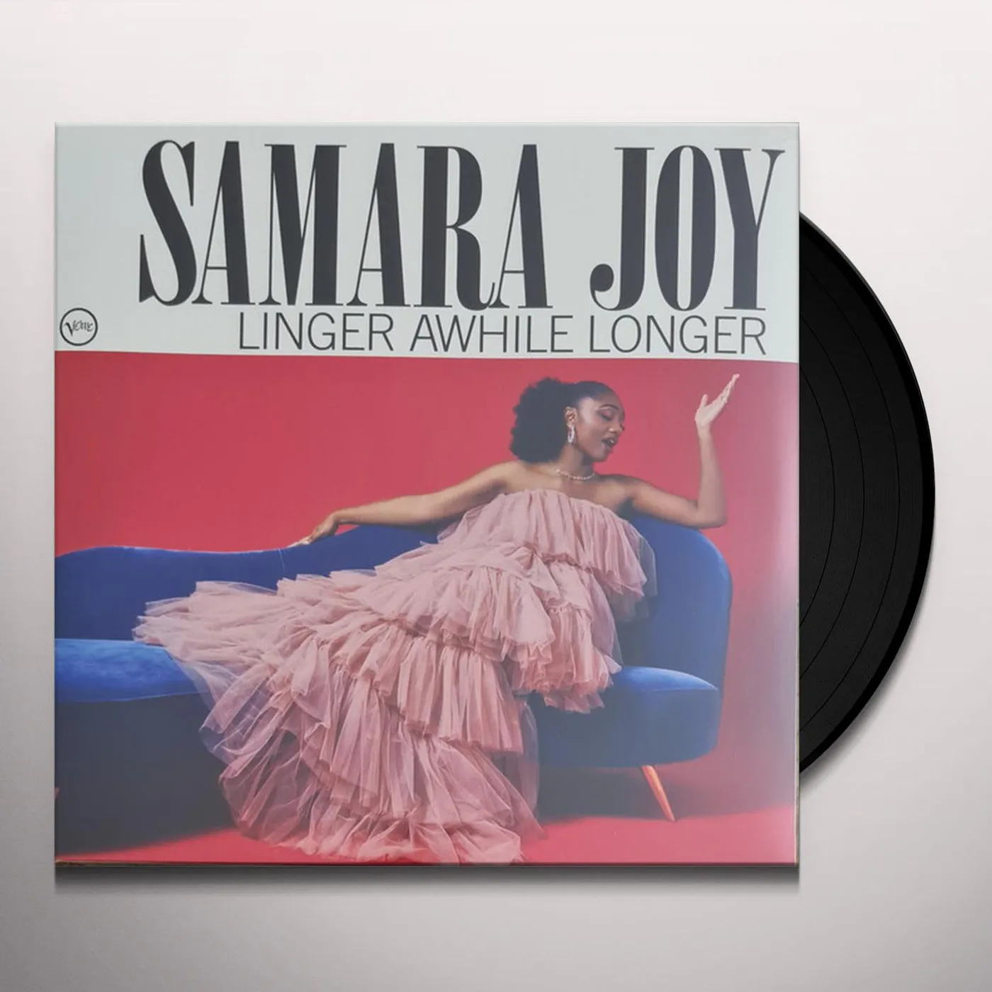 Samara Joy LINGER AWHILE LONGER Vinyl Record