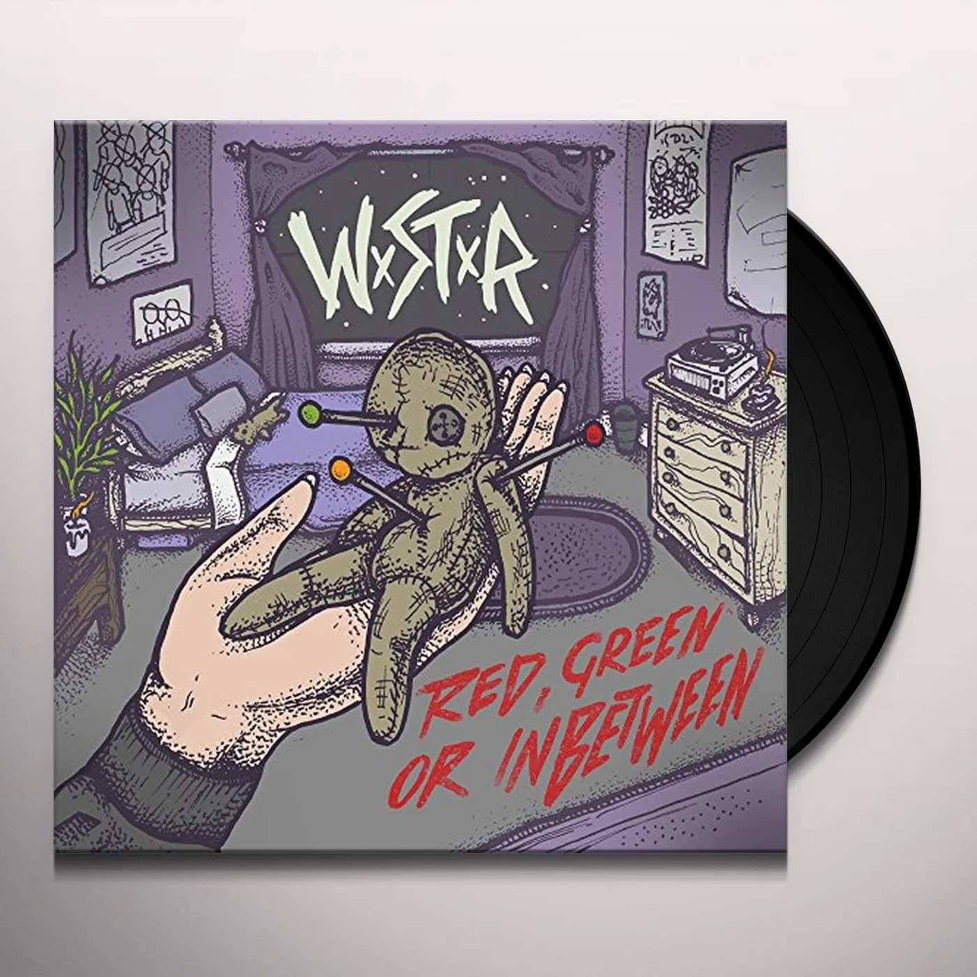 WSTR RED GREEN OR INBETWEEN Vinyl Record - UK Release